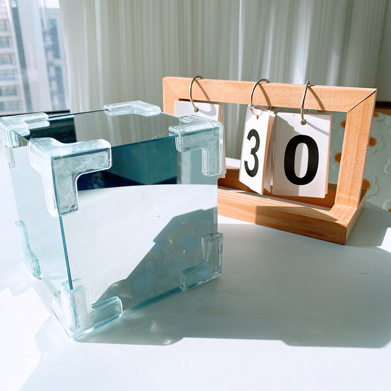 Tulip Rubik Cube LED Night Lamp | DIY Creative Decor Light