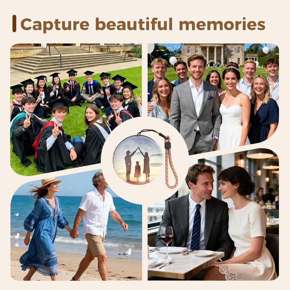 3D Crystal Ball DIY Memory Art Lamp - Personalized Chrismas Gift