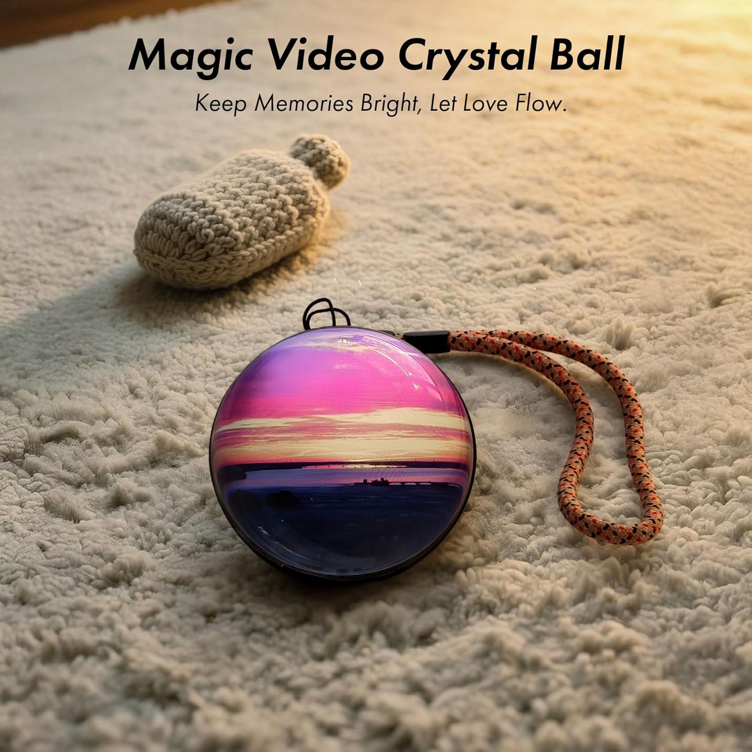3D Crystal Ball DIY Memory Art Lamp - Personalized Chrismas Gift