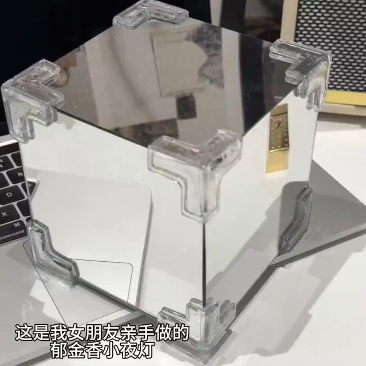 Tulip Rubik Cube LED Night Lamp | DIY Creative Decor Light