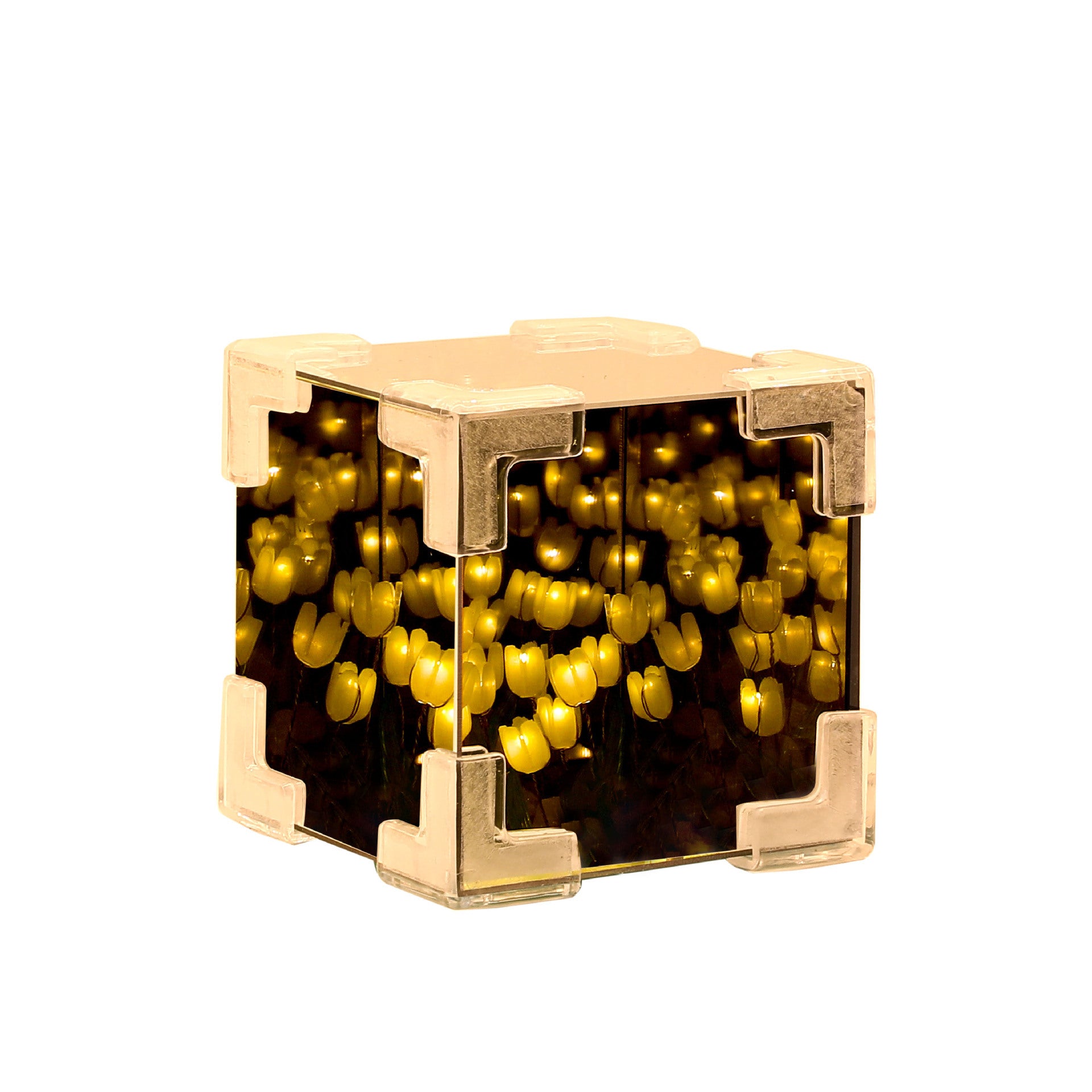 Tulip Rubik Cube LED Night Lamp | DIY Creative Decor Light